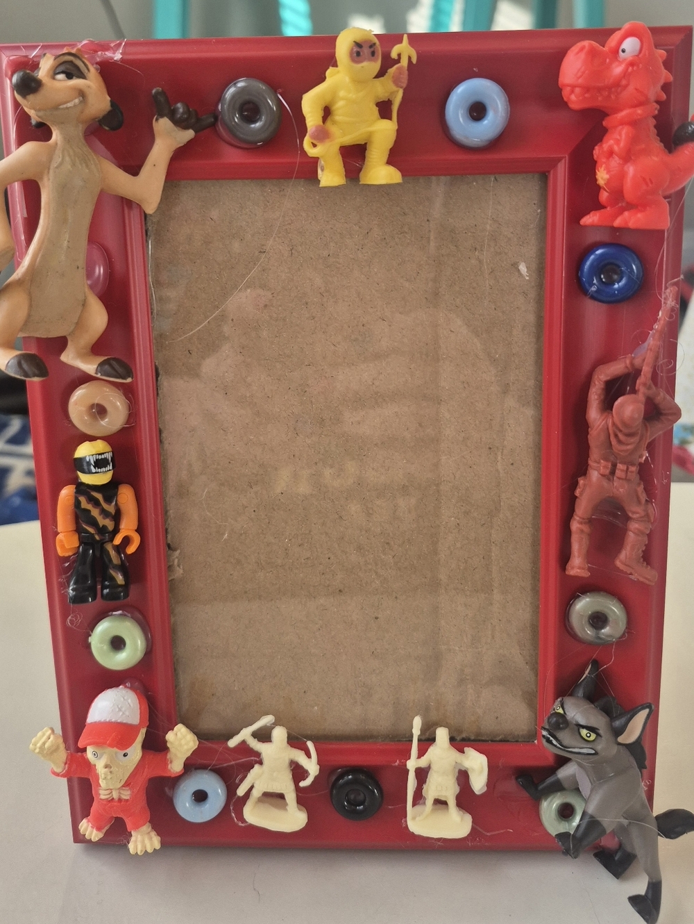 Disney Characters And Assorted Toy Frame Red Frame